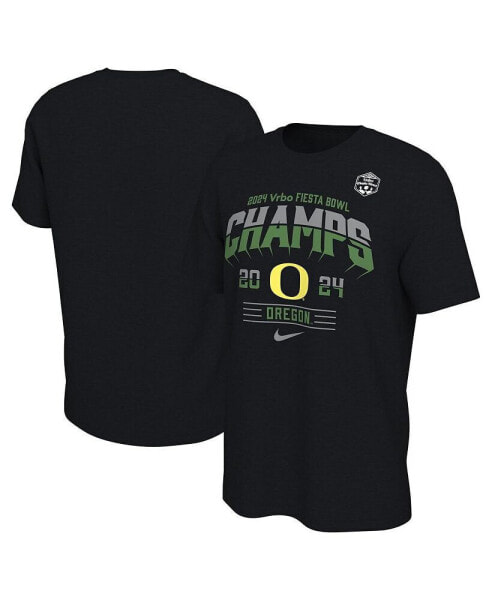 Men's Black Oregon Ducks 2024 Fiesta Bowl Champions Locker Room T-shirt