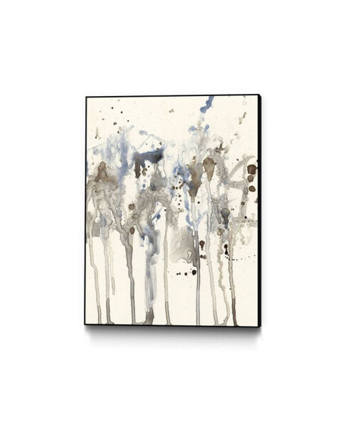 14" x 11" Neutral Splash I Art Block Framed Canvas