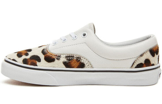 Vans Era Calf Hair Leopard White Sneakers