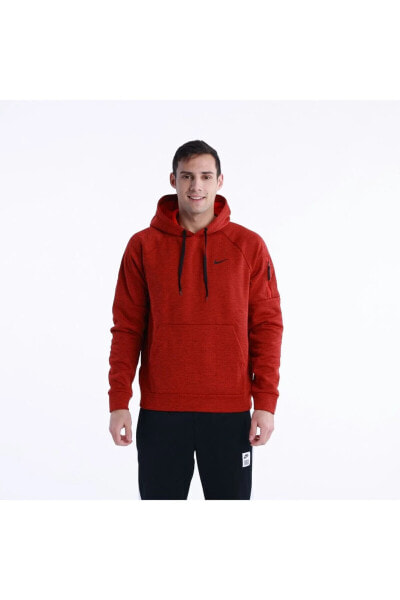 Свитшот мужской Nike Therma-Fit Hoodie красный
