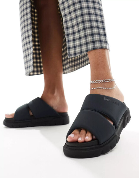 Timberland Greyfield strap sandals in black