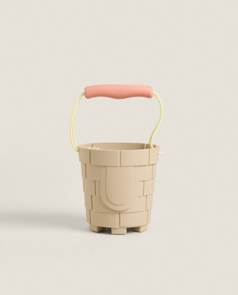 Children’s silicone castle beach bucket