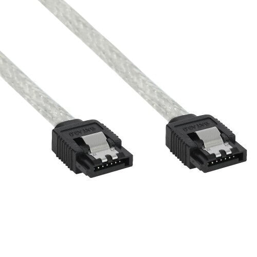 InLine SATA 6Gb/s Round Cable with latches 0.5m