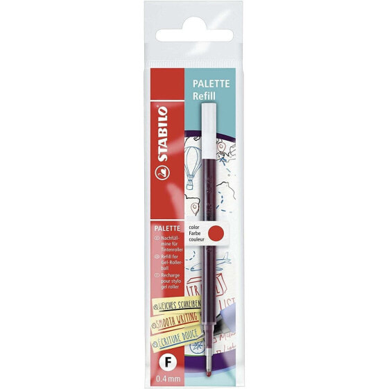 Ручка для школы STABILO Заправка Palette Fine 0,4 мм (10 штук) Красный