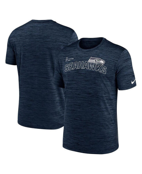 Men's College Navy Seattle Seahawks Velocity Arch Performance T-shirt