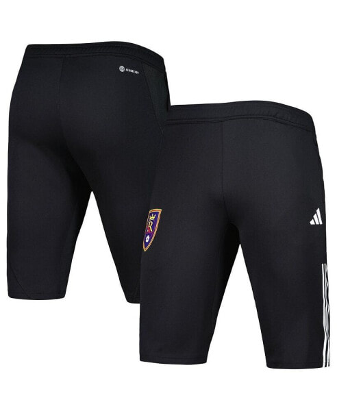 Men's Black Real Salt Lake 2023 On-Field Training AEROREADY Half Pants