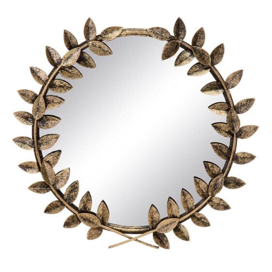 Wall mirror 46 x 3,5 x 46 cm Golden Metal