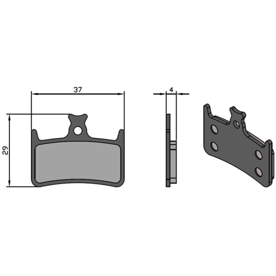 BRENTA CICLO E4/RX4 Hope Organic Disc Brake Pads