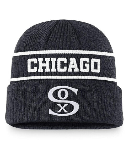 Men's Navy Chicago White Sox Cooperstown Collection Rewind Terra Cuffed Knit Hat