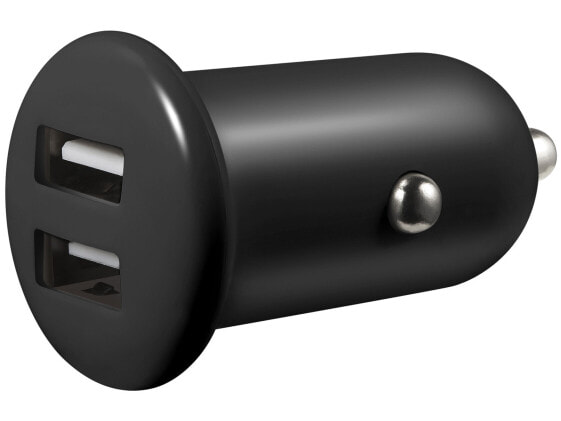 Автомобильное зарядное устройство USB Sandberg SAVER 2USB 1A+2.1A - DC - 5 V - черное