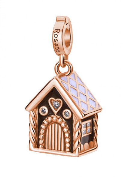 Beautiful bronze pendant Gingerbread house Storie RZLE072