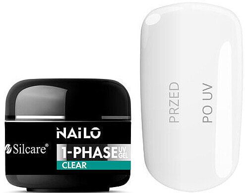 UV-Nagelgel transparent - Silcare Nailo 1-Phase Gel UV Clear 5 g