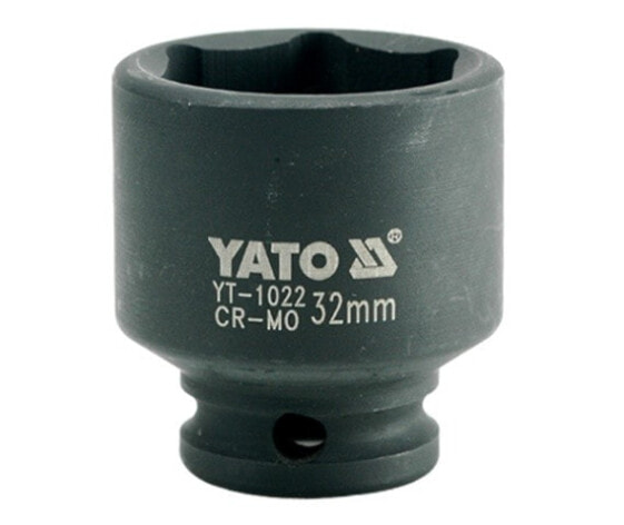 Ударная торцевая головка Yato 1/2" 32мм короткая 1022