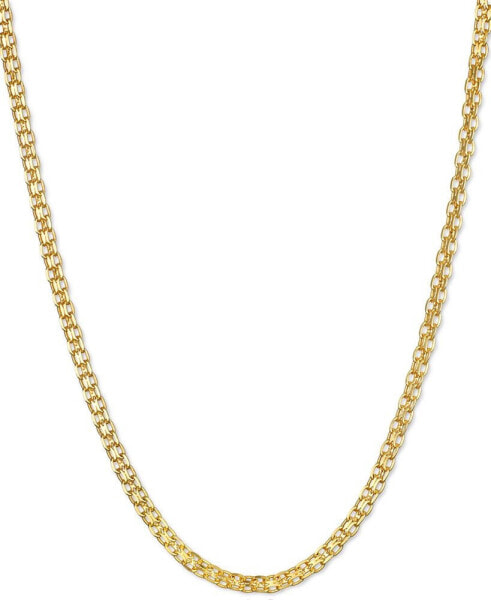 Macy's bismark Link 16" Chain Necklace (1-1/3mm) in 14k Gold