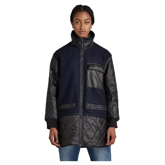 G-STAR Long Teddy Quilted Liner jacket