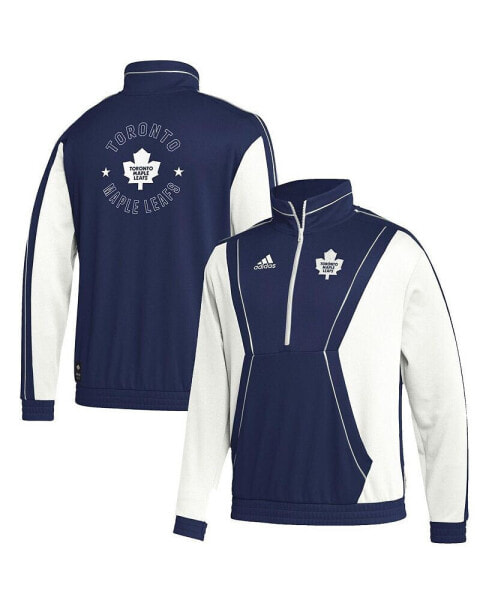 Куртка Adidas мужская синяя Toronto Maple Leafs Team Classics Half-Zip