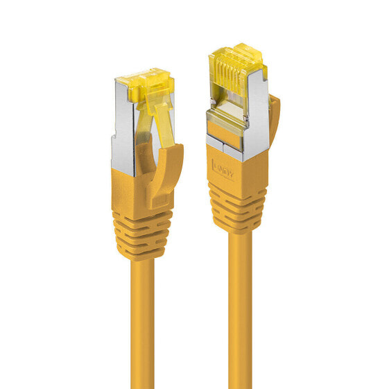 Lindy Patchkabel Cat6A RJ45 S/FTP Cat7 LSZH Kabel gelb 1m - Cable - Network