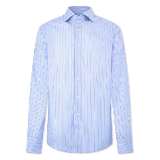 HACKETT Wide Smart Stripe long sleeve shirt