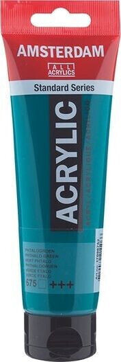 Artequipment Farba akrylowa TALENS AMSTERDAM 120ml 675 - PHTHALO GREEN uniw