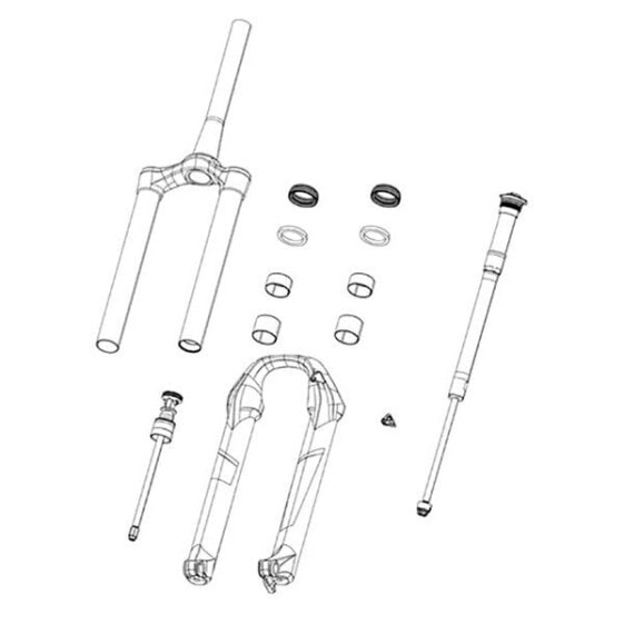 Вилка RockShox Crown Turnkey для Judy Silver A1+/30 Silver A3+ 2018+