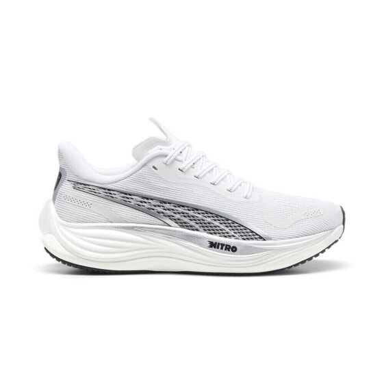 Puma Velocity Nitro 3 Running Mens White Sneakers Athletic Shoes 37774806