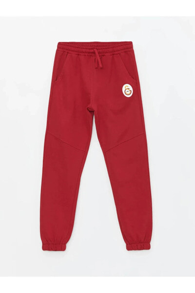 LCW Kids Beli Lastikli Galatasaray Baskılı Erkek Çocuk Jogger Eşofman Altı