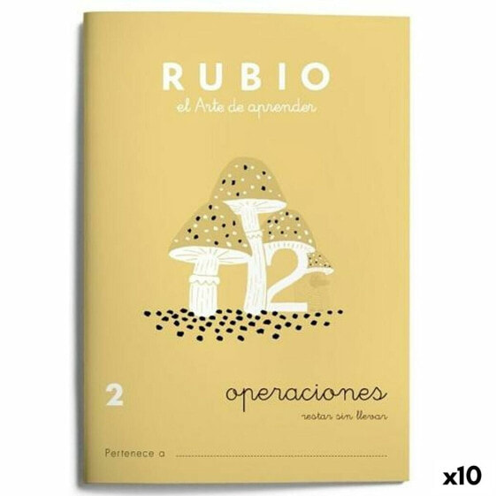 Тетрадь по математике Cuadernos Rubio Nº2 A5 испанский 20 Листья (10 штук)