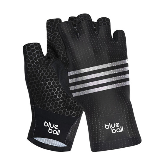 Перчатки для спорта BLUEBALL SPORT BB170501T - черные полу-перчатки
