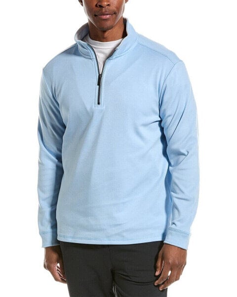 Magaschoni 1/4-Zip Pullover Men's Blue S