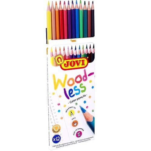 Цветные карандаши Jovi 12 цветов без дерева