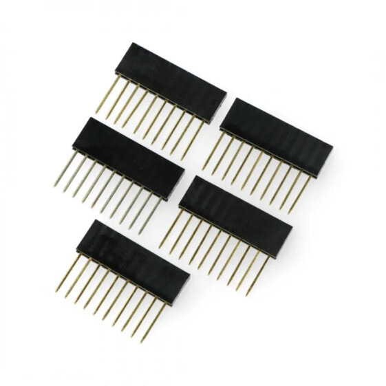 Female socket extended 1x10 raster 2,54mm for Arduino - 5pcs