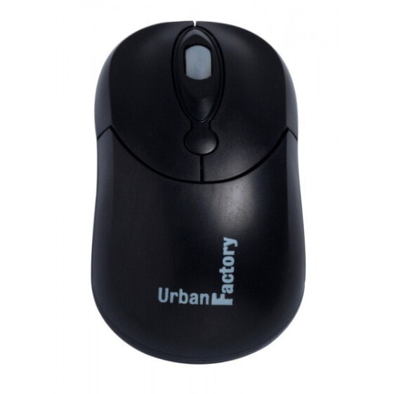 Big Crazy Mouse Black USB 2.0 - 800dpi - 80cm cable - Ambidextrous - Optical - USB Type-A - 800 DPI - Black