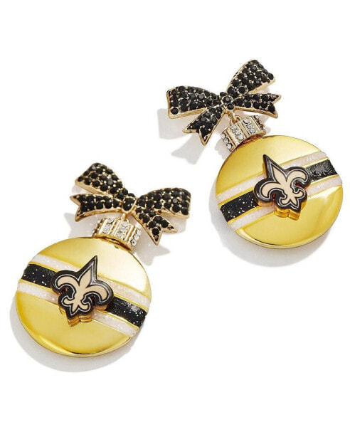 Women's New Orleans Saints Ornament Earrings