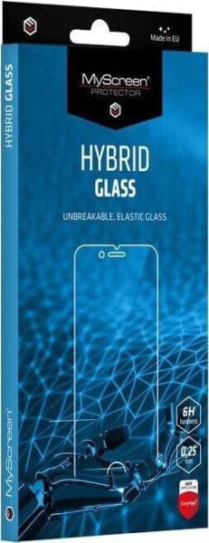 MyScreen Protector iPhone 13 Mini 5.4" - Szkło hybrydowe na płaską część ekranu HYBRID GLASS LITE