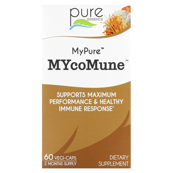 БАД для укрепления иммунитета Pure Essence MyPure MYcoMUNE 60 вегетарианских капсул