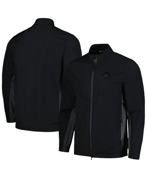 Куртка унисекс Levelwear Boston Celtics черная двусторонняя