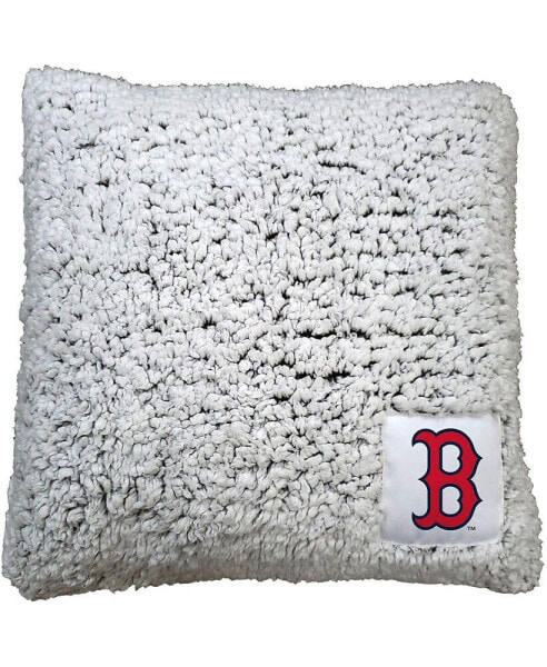 Подушка Logo Brands Boston Red Sox 16" x 16" Frosty Sherpa