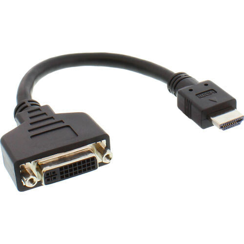 InLine HDMI-DVI Adapter HDMI A male / DVI female 0.2m