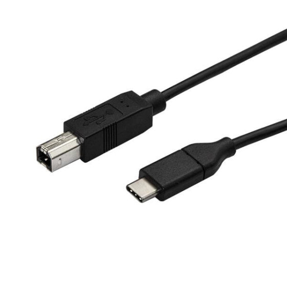 StarTech.com USB-C to USB-B Printer Cable - M/M - 3 m (10 ft.) - USB 2.0 - 3 m - USB C - USB B - USB 2.0 - Male/Male - Black