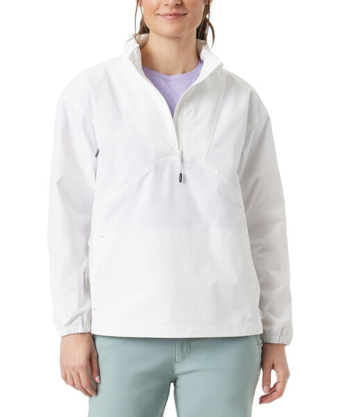 Women's Ripstop Stow-able Half-Zip Jacket