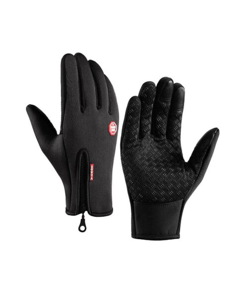 Men's Unisex Wind & Water Resistant Warm Touch Screen Tech Winter Gloves