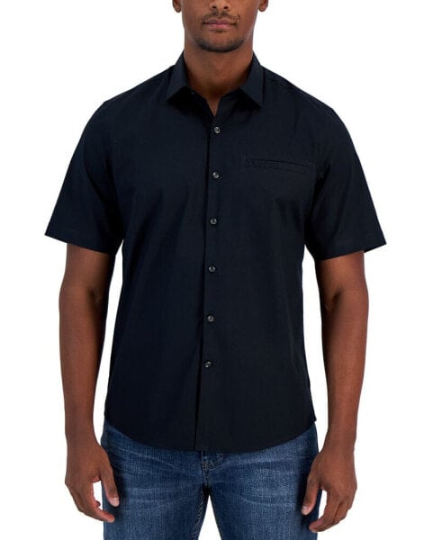Рубашка мужская Alfani Modern Classic-Fit Solid, расстёгивающаяся кнопками