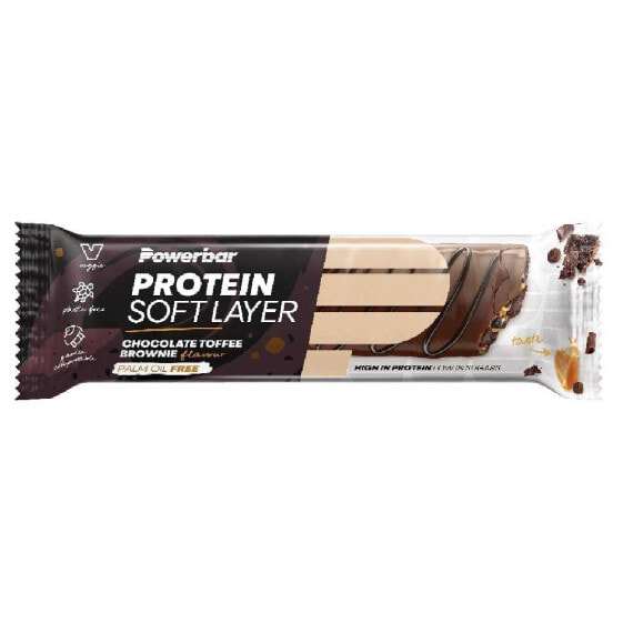 POWERBAR Protein Soft Layer Chocolate Tofee Brownie 40g Protein Bar