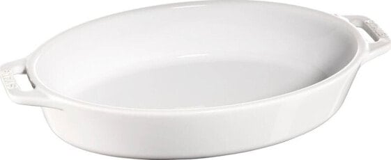 STAUB Owalny półmisek ceramiczny Staub - 400 ml, Biały