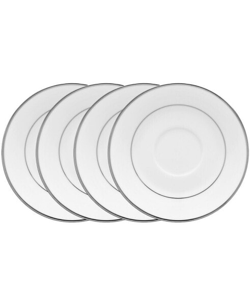 Spectrum Set of 4 Saucers, Service For 4
