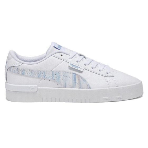 Puma Jada Renew Perforated Lace Up Womens Blue, White Sneakers Casual Shoes 397