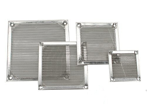 InLine Fan grid aluminium filter - 92x92mm