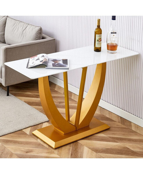 Sturdy Table with Solid Base and Easy Assembly