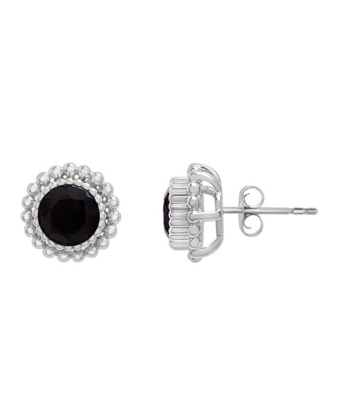 Серьги Macys Onyx Beaded Stud