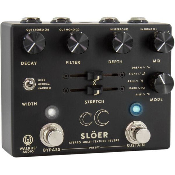 Walrus Audio Slöer Ambient Reverb Black